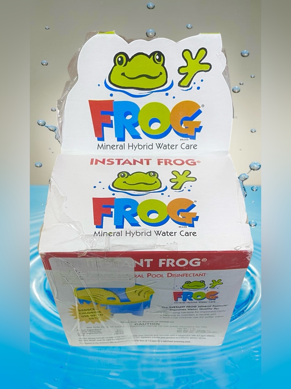 Instant FROG Mineral Pool Disinfectant Chlorine Fresh Mineral Water NEW NIB